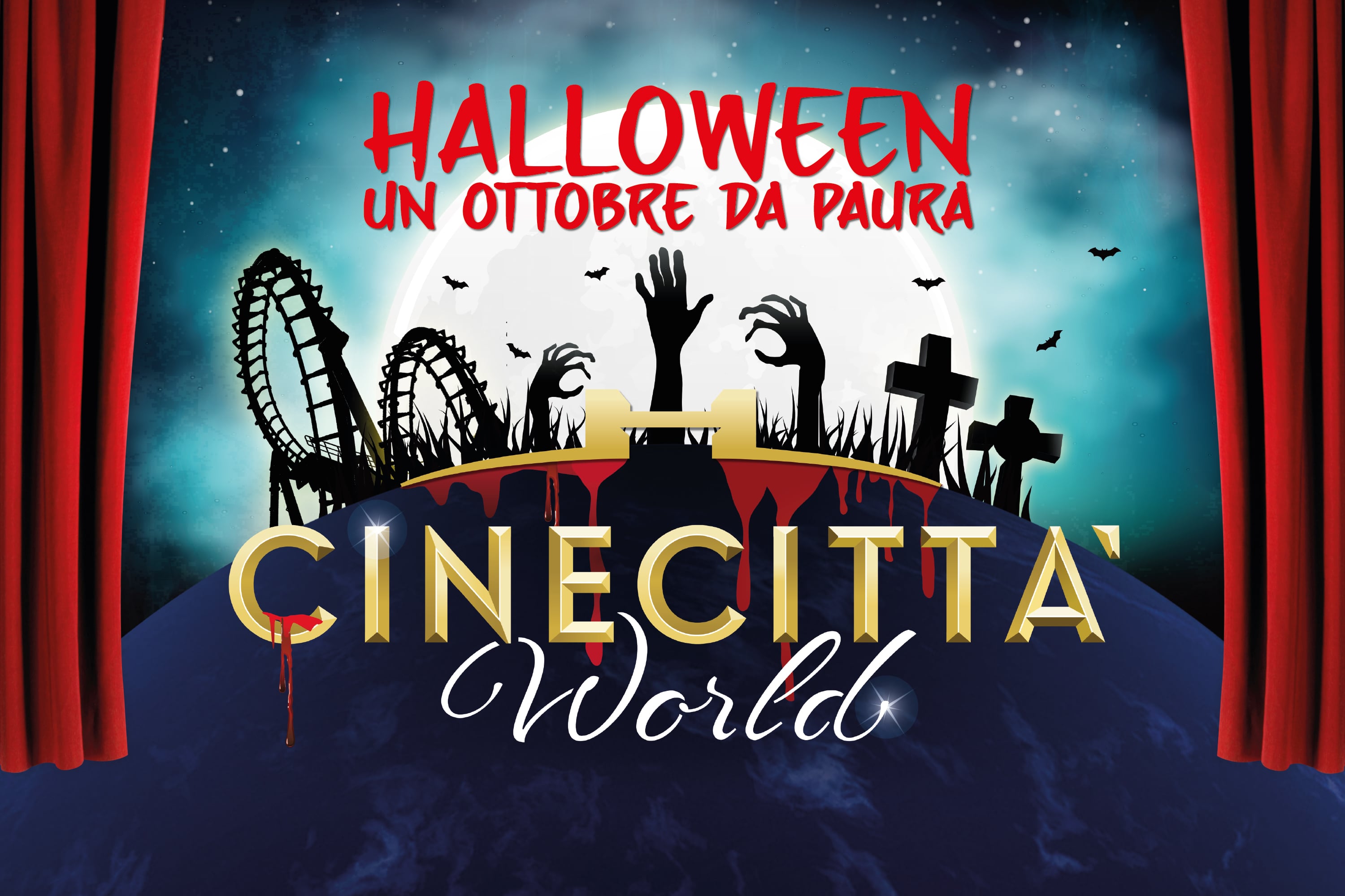 halloween cinecittà world roma