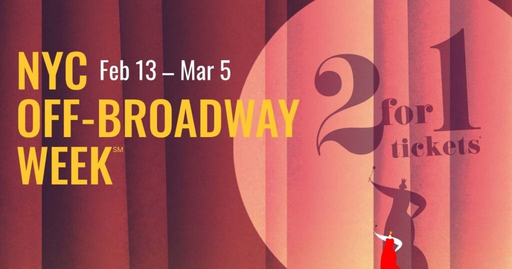 Aperte le vendite dei biglietti 2x1 per la NYC Off-Broadway Week