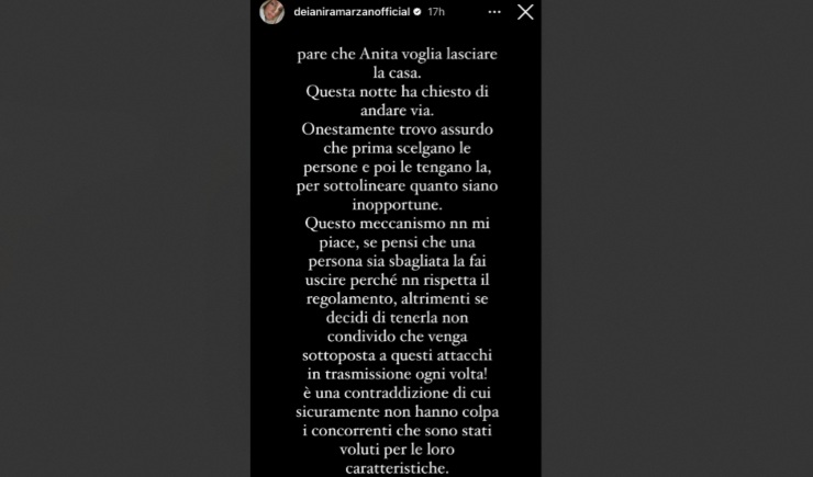 Deianira Marzano Instagram story - Tendenzediviaggio.it