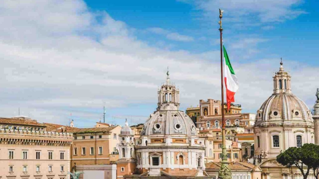 Roma bandiera italiana