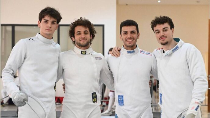 "Spada maschile Italia argento Coppa del Mondo Marrakech 2023"